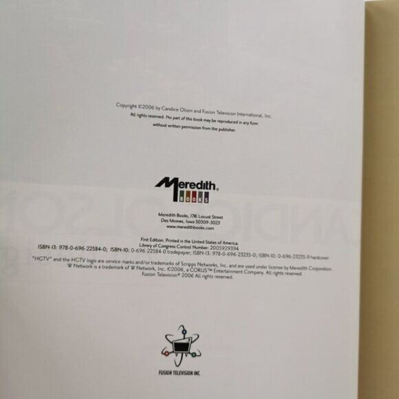 Candice Olson Interior Design Books Set of 3, HGTV Designer Decor Decorating - Picture 2 of 10